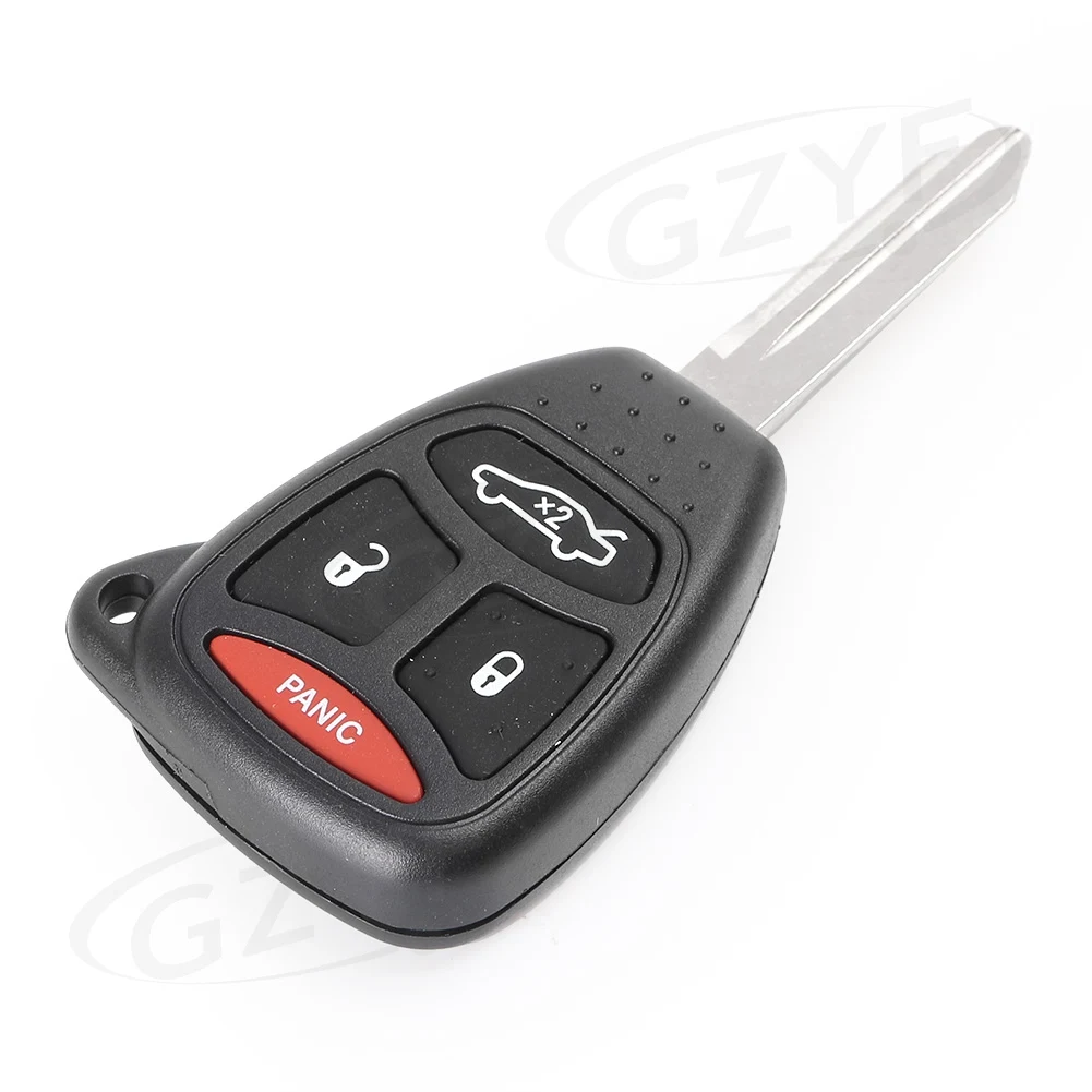 4 Button Remote Car Key Shell Case for 2008 Dodge Ram 1500 Replacement Fob Case