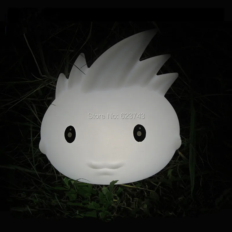 1 pcs Plastic Animal Luminous Hedgehog LED night light for kids children rechargeable battery Pet Night table Lamp