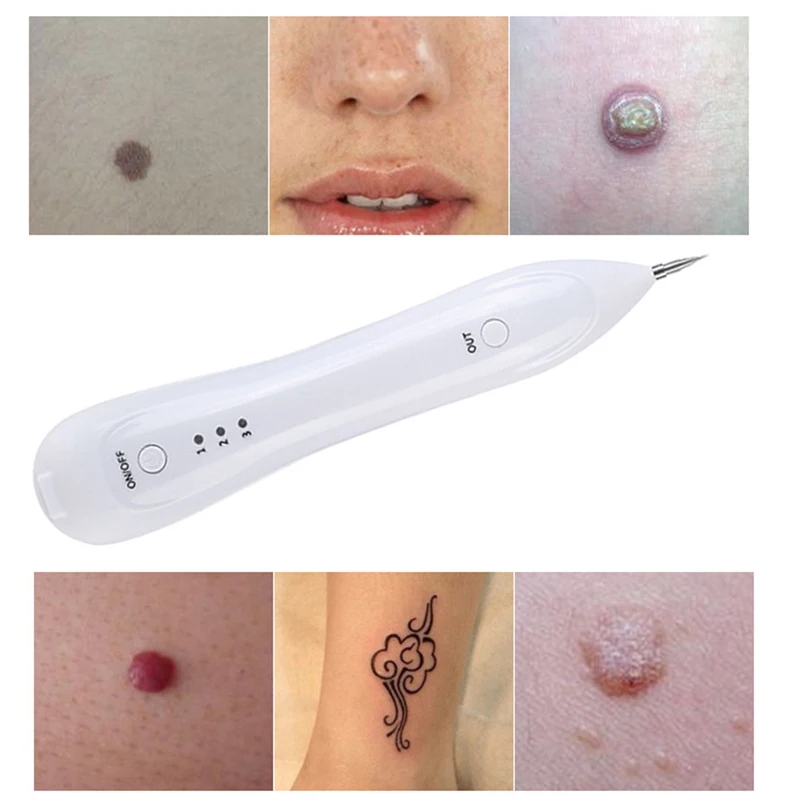 

3 Levels Freckle Dark Spot Remover Eyebrow Mole Tattoo Freckle Removal Laser Pen Machine Tag Wart Removal Beauty Face Skin Care