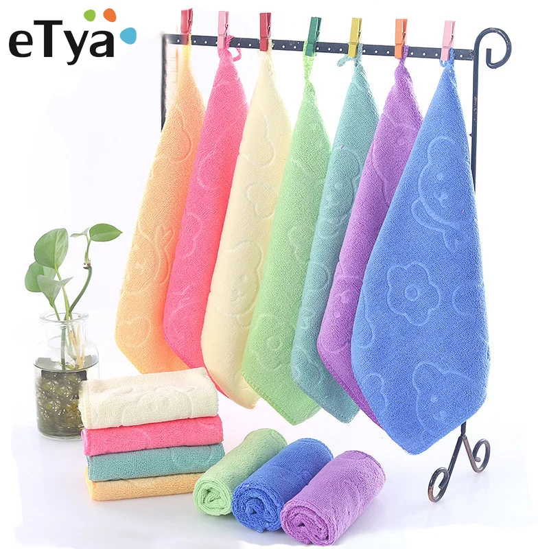 ETya женские носовые платки милый мультфильм 25*25 см для чистки маленьких полотенца детские карман носовой платок