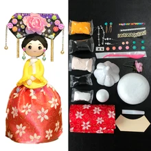 Soft Clay Slime Doll Set DIY Colorful Clay Chinese Style Doll With Dress Handwork Clay New Arrival Slime Supplies DOLLRYGA Soft Clay Slime Doll Set DIY Colorful Clay Chinese Style Doll With Dress Handwork Clay New Arrival Slime Supplies DOLLRYGA