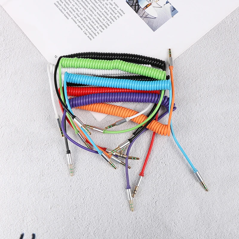 1.5M AUX Cable 3.5mm Jack Cable Flexible Male To Male  Stereo Extend Audio Cable Car Aux Auxiliary Cord For Phone MP3 Tablet