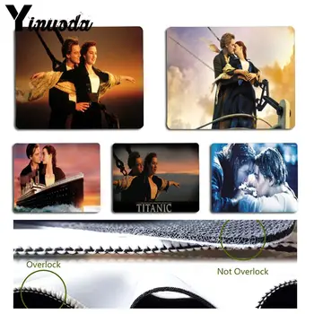 

Yinuoda Moive titanic Durable Rubber Mouse Mat Pad Size for Size for 180x220x2mm and 250x290x2mm Small Mousepad