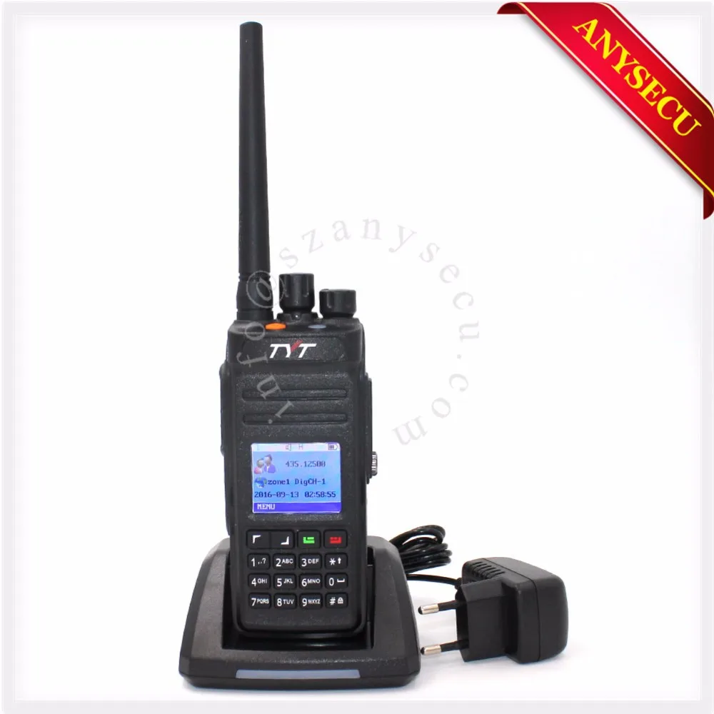 Новая модель gps TYT MD398/MD 398 Водонепроницаемый DMR цифровой портативная