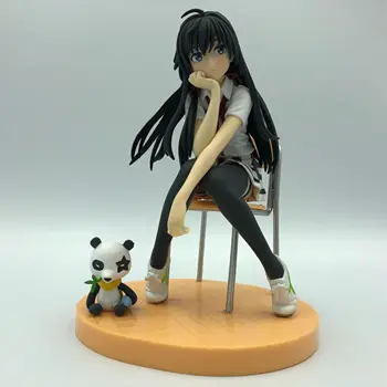 

NEW hot 14cm My Teen Romantic Comedy SNAFU Yukinoshita Yukino PVC Action Figure Girl Collection Car Model Ornaments