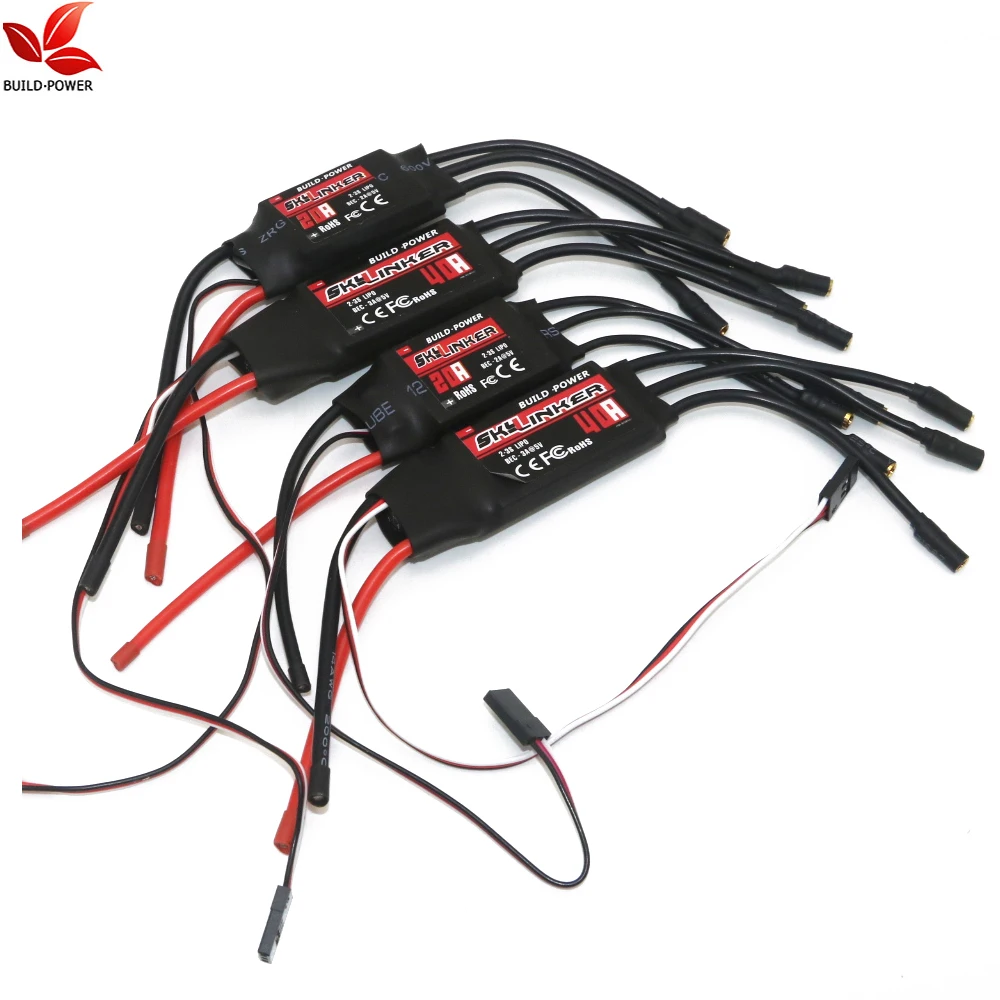 4 шт./лот BLHeli ESC 20A 30A 40A ESC контроллер скорости с UBEC 2-3S для RC FPV Квадрокоптер RC Самолеты вертолет