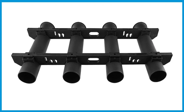 Vara de Pesca Haste de Pesca Suporte de Montagem Plástico Pólo Titular Portátil Leve Fiação Acessórios Tubo Durável Soquete Rack Abs Mod. 1204900 10 tubo durável suporte de montagem soquete rack