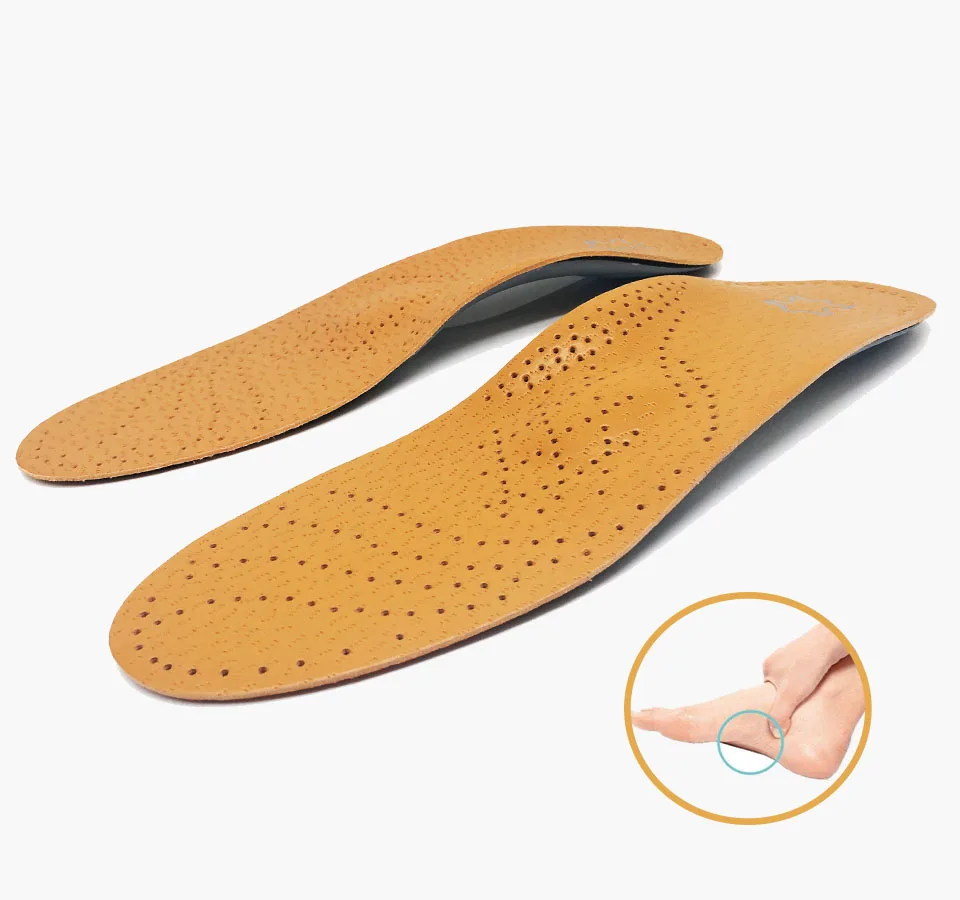 High quality leather orthopedic insole Details 2