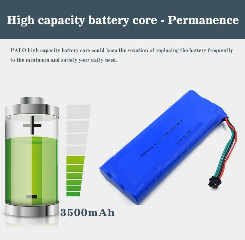 Пало нового-Тип Батарея 14,4 никель-металл-гидридный аккумулятор с напряжением 3500 мА/ч, пылесос робот Перезаряжаемые Батарея пакет для Ecovacs-CEN540/550/560/570/580 и так далее