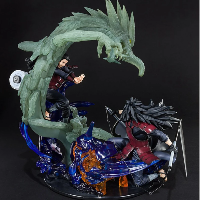 

Anime Naruto Shippuden Susanoo Uchiha Madara Wood Dragon Senju Hashirama PVC action figure collectible model toys for gift