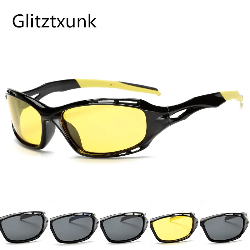 Солнцезащитные очки Glitztxunk квадратные UV400 для мужчин и женщин поляризационные в
