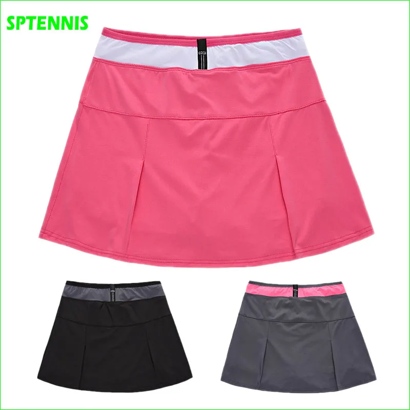 Новинка, хорошее качество, полиэстер, теннисные юбки, быстросохнущие спортивные юбки, пять цветов