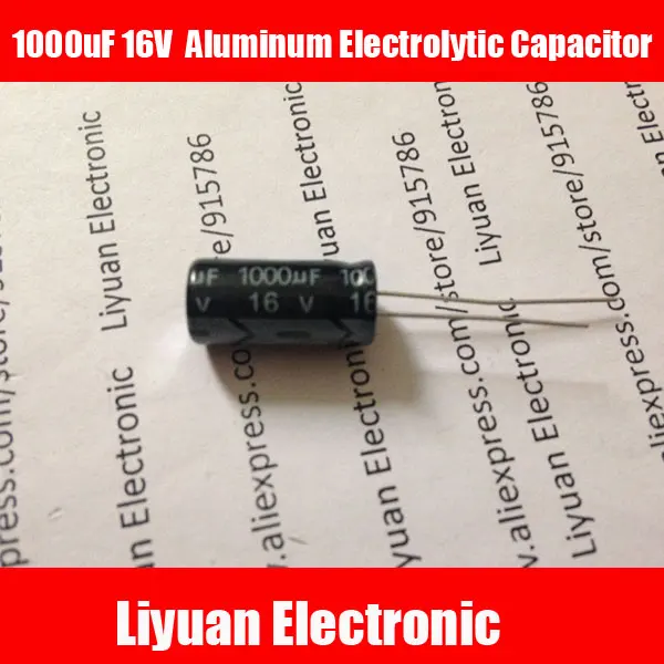 

20pcs/lot 1000 uF 16 V 8*16 DIP aluminum Electrolytic capacitor 1000uF 16V 16V 1000uF 16V 1000uF ic