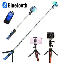 Ulanzi MK10 селфи палка штатив Стенд 4 в 1 Выдвижной Монопод Bluetooth пульт дистанционного телефона крепление для iPhone X 8 Android телефон Gopro