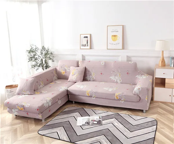 Эластичный чехол для дивана для гостиной, плотно обертывающийся, все включено, секционное упругое сиденье, чехлы для диванов, чехлы для кресел - Цвет: Color 16