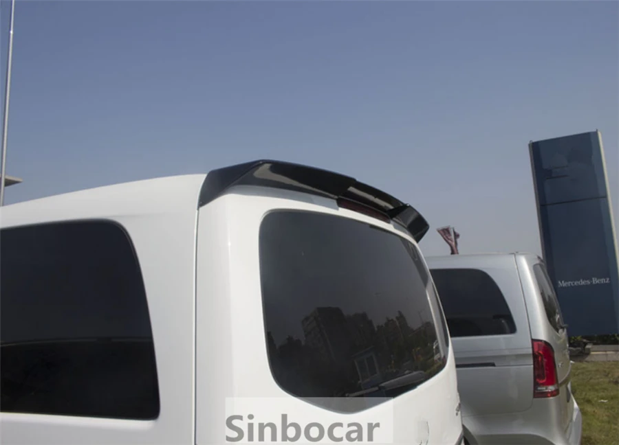 

Paint Deflector Spoiler Tail Rear Wings Color Spoiler Roof Tail Rear Wings Cover Lips For Mercedes vito V-class 2016 2017 2018