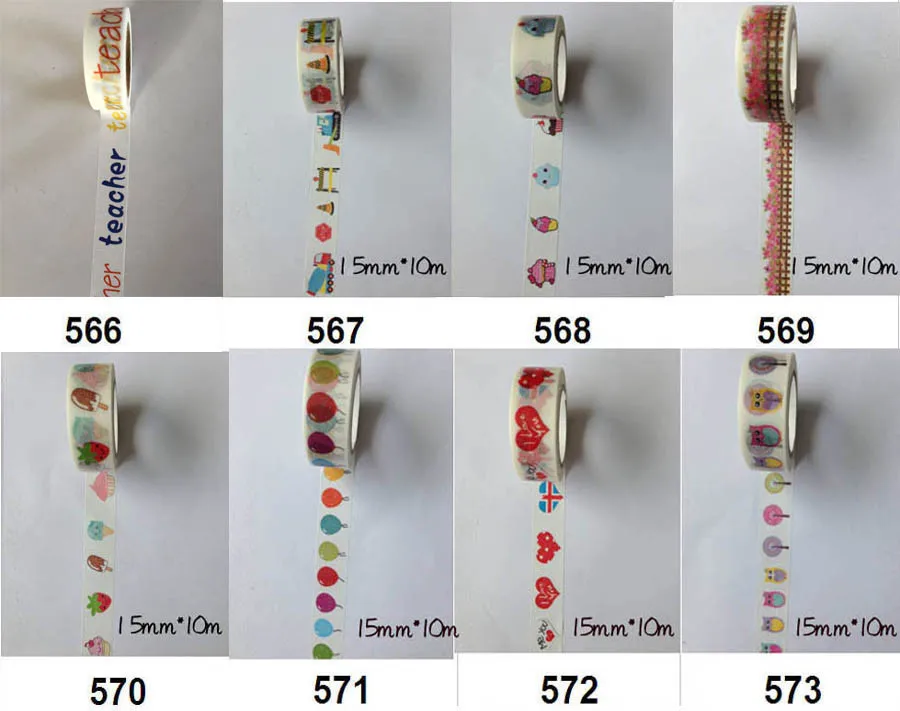 2291! шаблон jiataihe tape лента jadhesive декоративная лента, бумажная перфолента 15 мм X 10 м diy рождественская лента украшения
