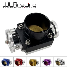 WLR RACING-Универсальный дроссельной заслонки 80 мм дроссельной заслонки производительность впускной коллектор Заготовка алюминий высокий поток WLR6980