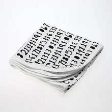 Новая простыня для новорожденных, Комплект постельного белья 55x75 см для новорожденных, простыни для кроватки, постельное белье, хлопок, детское одеяло с принтом