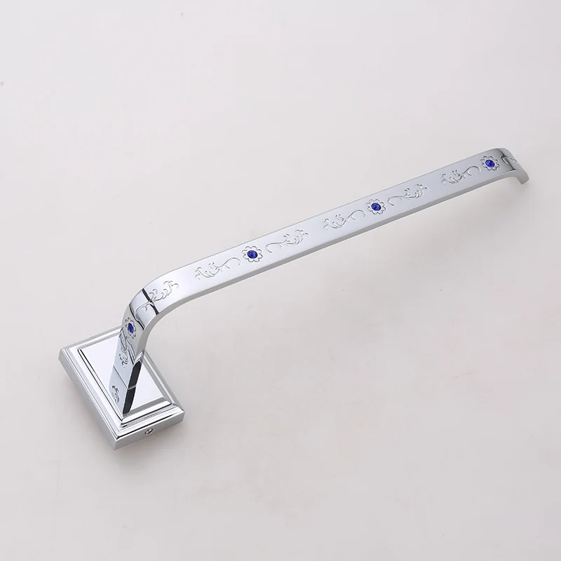 Bano Solo Estante Plata Cromado Pared Incrustado Bathroomtowel