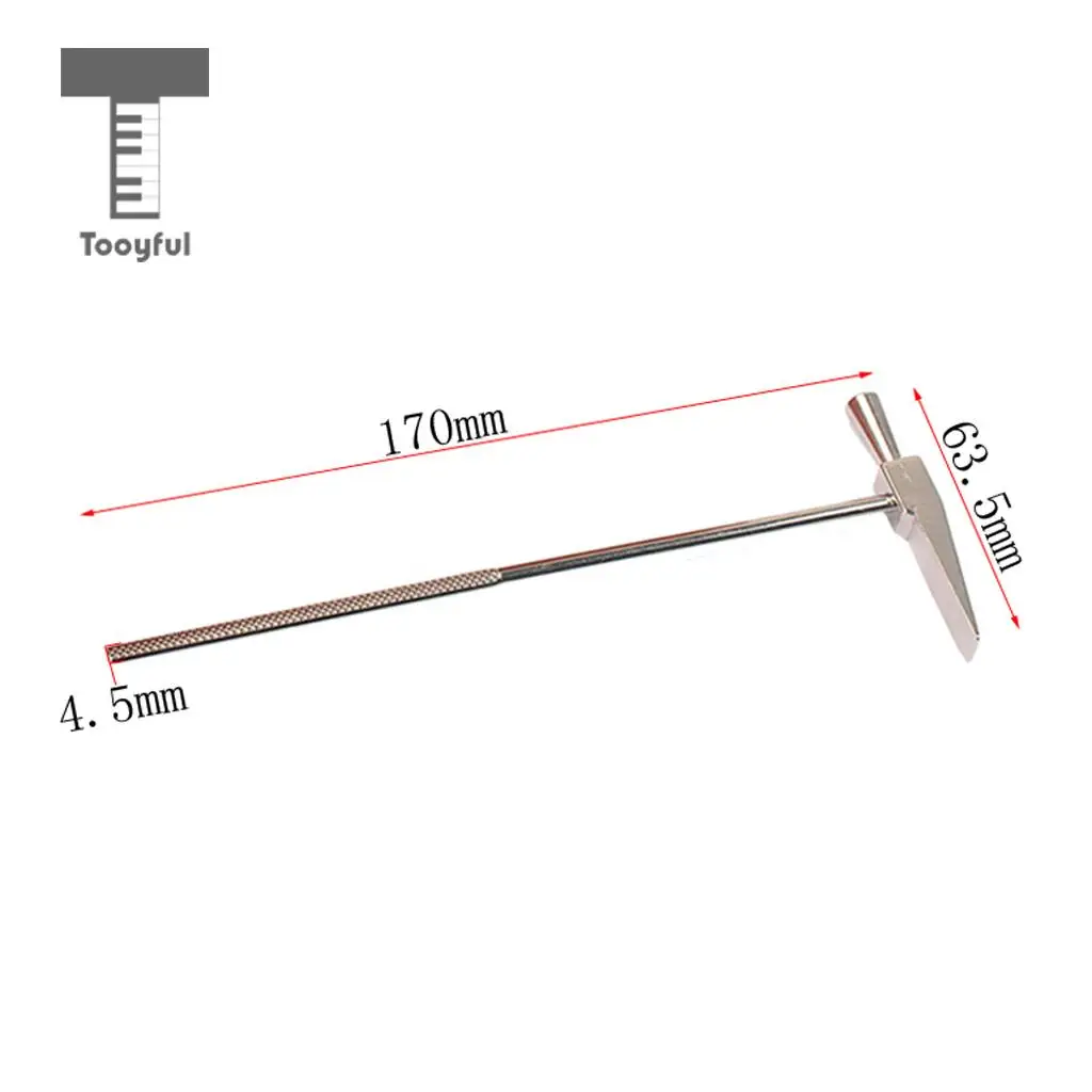 Tooyful Iron Kalimba Mbira Tuning Hammer Thumb Piano Tuning Tools Finger Percussion Accessory