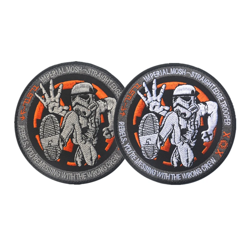 star wars patch card