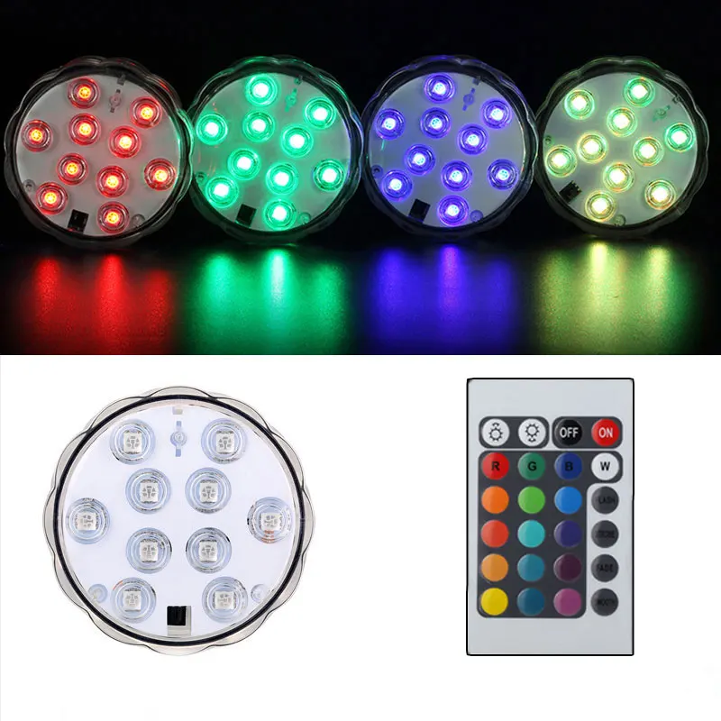 Мини светильник UFO погружной светодиодный аквариумный ing RGB с дистанционным