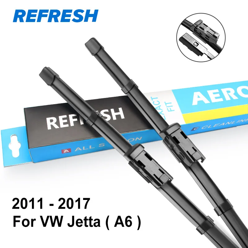 2011 - 2017 ( A6 ) REFRESH Щетки стеклоочистителя для Volkswagen VW Jetta A5 / A6 2005 2006 2007 2008 2009 2010 2011 2012 2013 - Цвет: 2011 - 2017 ( A6 )