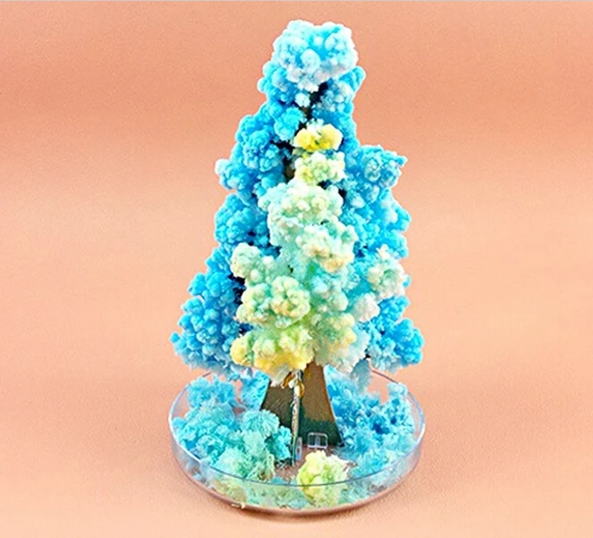 iWish 2019 5PCS 10x6cm DIY Visual Multicolor Magic Growing Paper Tree Magical Grow Christmas Trees Japanese Kids Toys Science iwish 2019 7x6cm diy multicolor magic growing paper tree magical grow christmas trees wunderbaum kids science toys for children