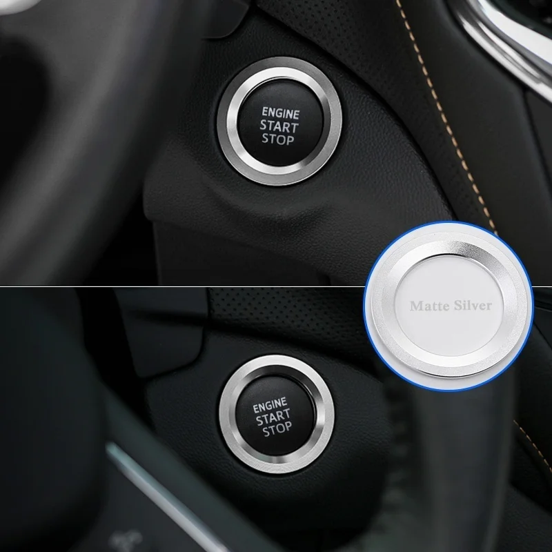 Стайлинг автомобиля алюминиевая крышка переключателя зажигания для Toyota 86 Camry