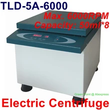 TLD-5A настольная электрическая центрифуга медицинская лаборатория таймер центрифуги 6000 об/мин с 8x50 мл без сварщик микроволновая печь