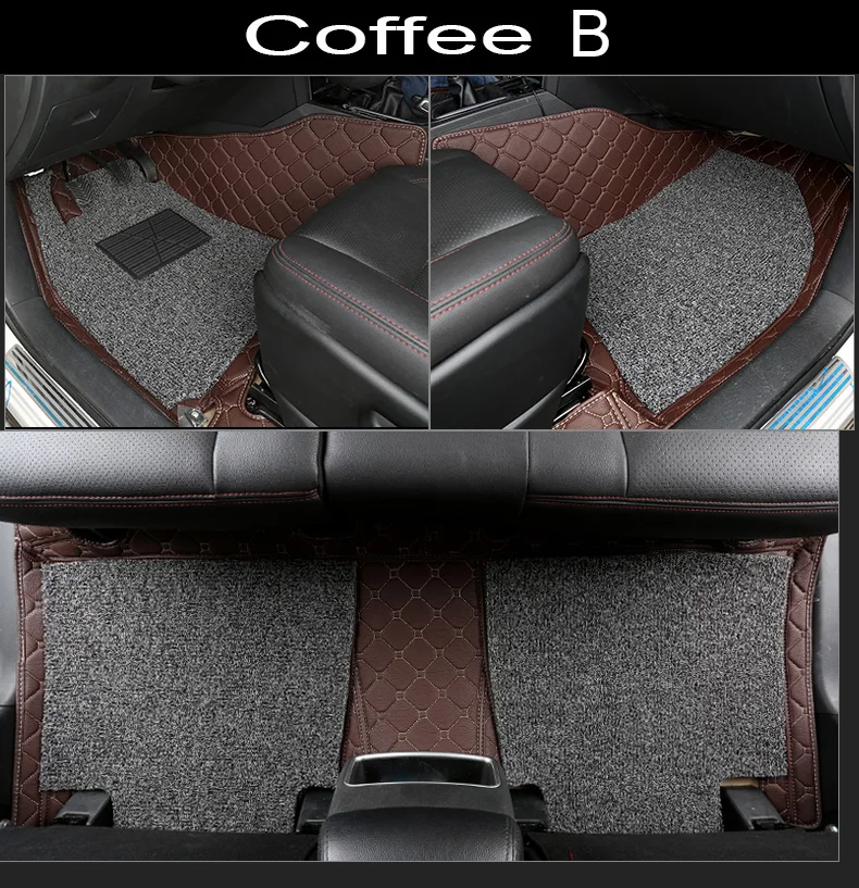 

Car floor mats for Volvo C30 S60L S80L V40 V60 XC60 XC90 5D car-styling heavy duty carpet floor liner
