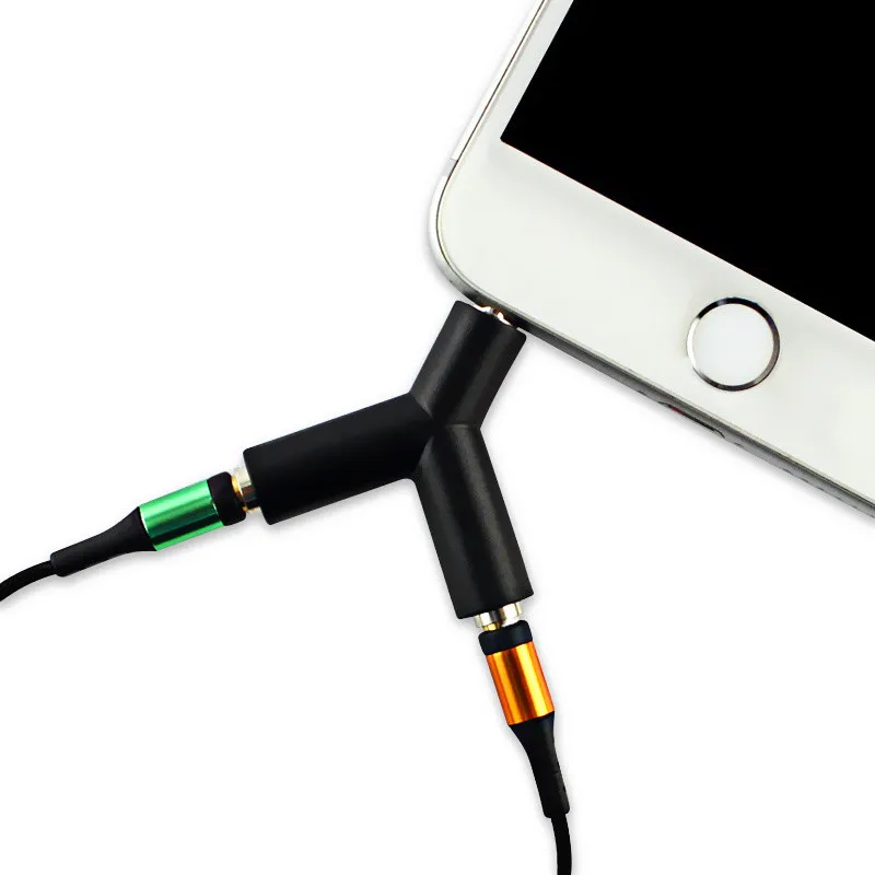 SIANCS y-образный 3,5 мм для двух наушников мужчин и женщин аудио кабели разъем для наушников, головной гарнитуры сплиттер адаптер Разъем для iPhone MP3