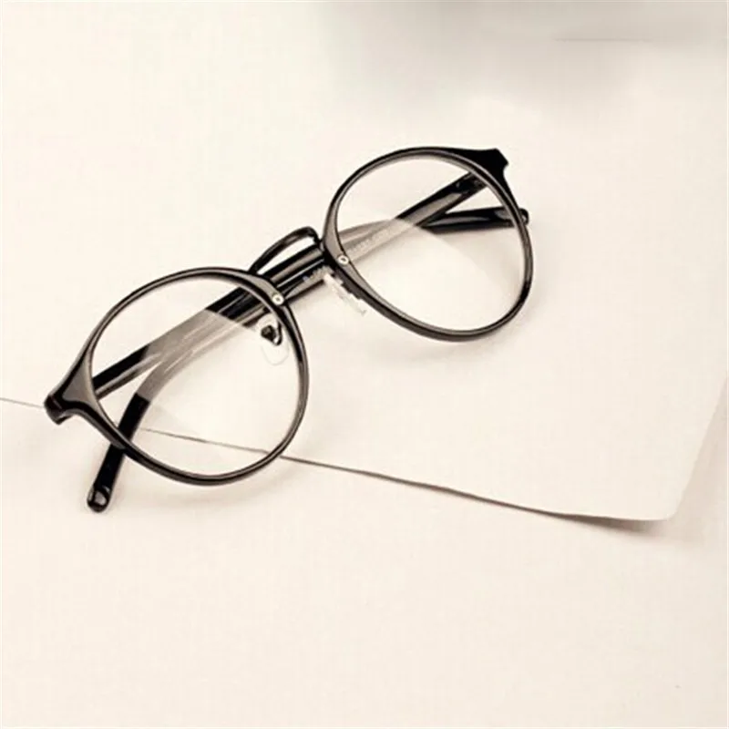 Новые модные мужские и женские ретро круглые очки с прозрачными линзами унисекс ретро очки