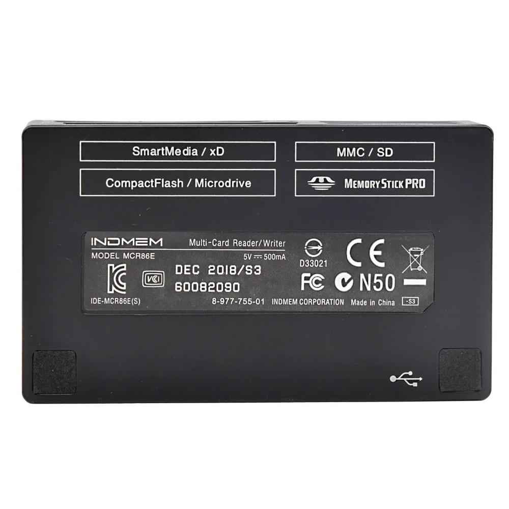 All-in-1 Multi SmartMedia SM Card Reader Writer for SD xD CF Adapter Memory