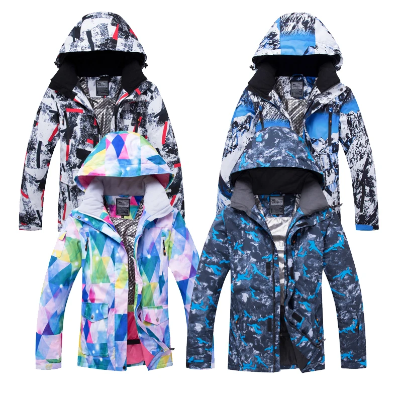 

2018 WELIVENICE Winter Snow Skiing Jacket Windproof Waterproof Colorful Clothes Snowboard ets For Men And