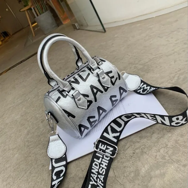 

Fashion Casual Letters Wide Strap Handbag 2019 Feminina Tote Handbag Bag Women Crossbody Shoulder Bag Female Bolsa #1367