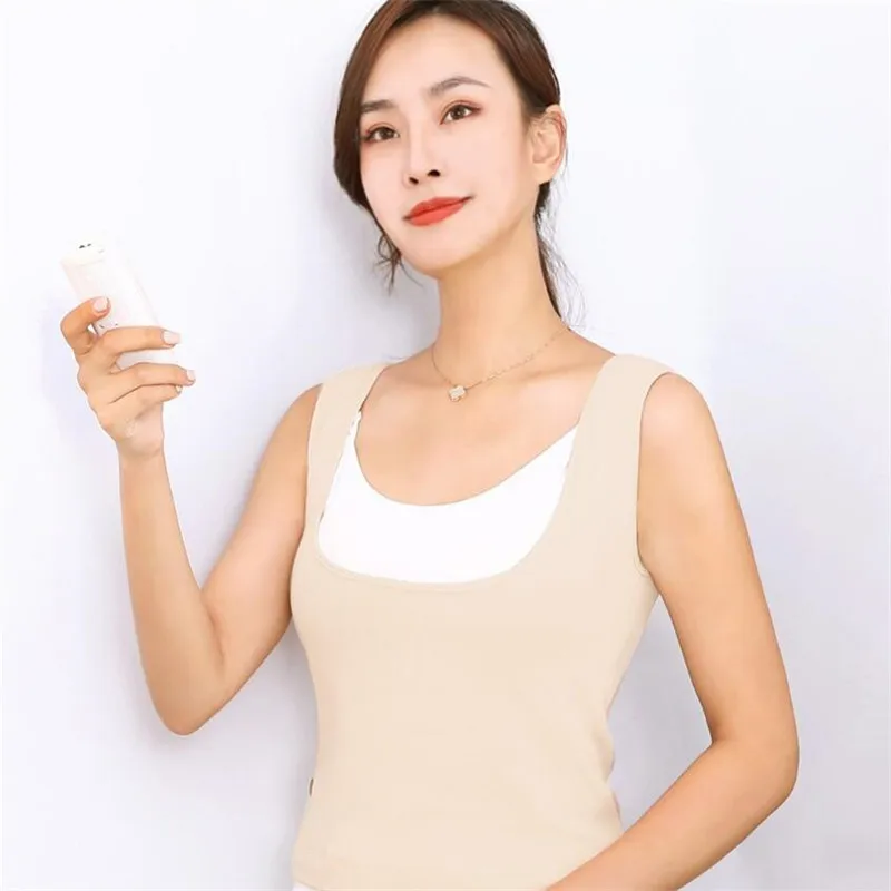 Xiaomi mijia PMA graphene heating warm back treasure slimming Vest Soft plus velvet ladies warm clothes far infrared heating (46)