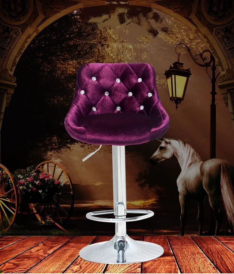 hair salon furniture shop chair Hairdressing black coffee lift stool free shipping rose red design computer chair