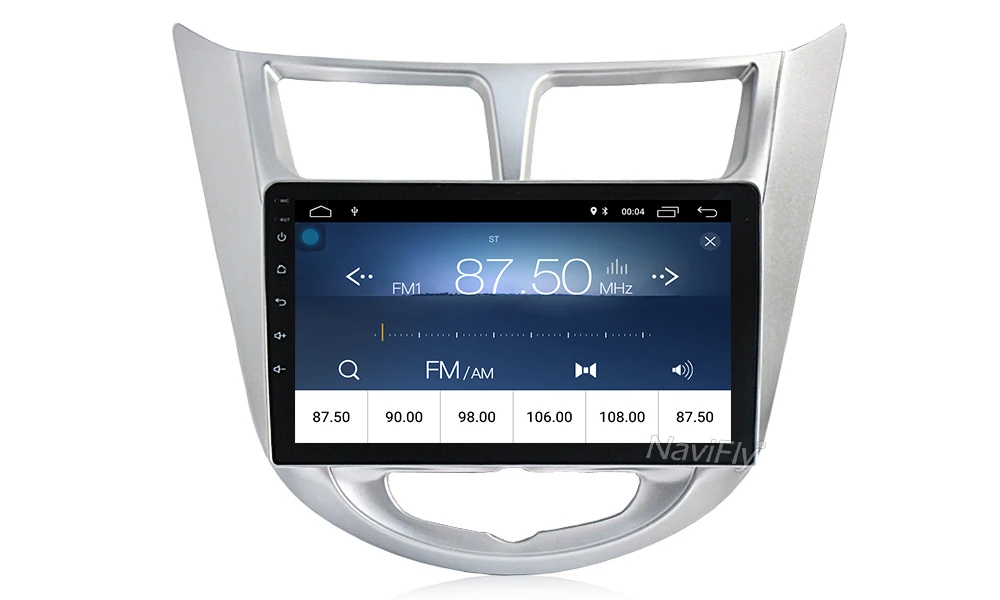 Sale NaviFly Car Radio Multimedia no 2 din android Video Player Navigation GPS For Solaris 1 2 Hyundai Accent Verna Sedan 19