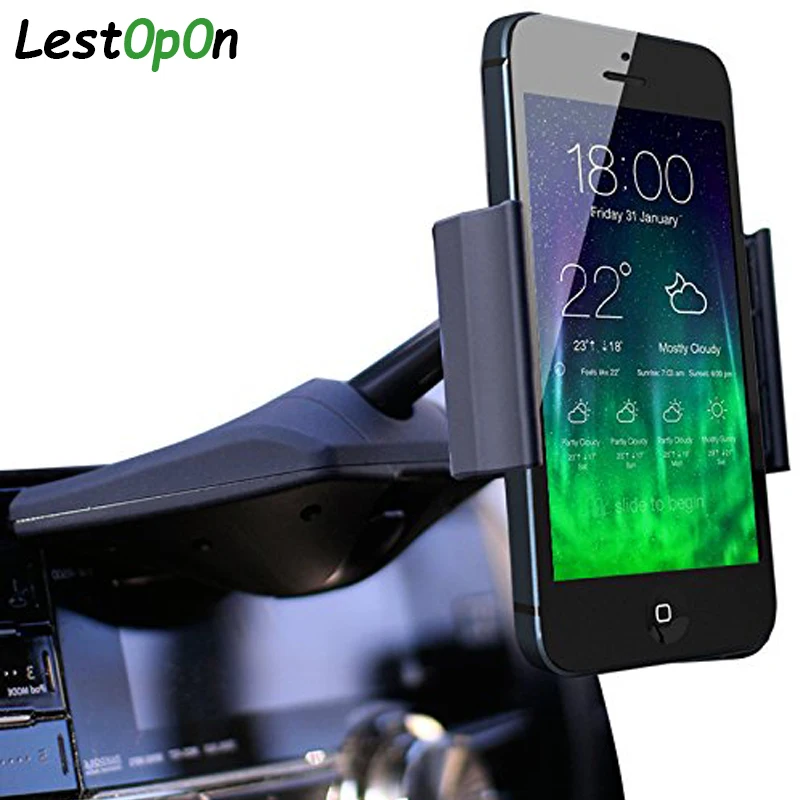 Beste Smartphone Houder Voor iPhone X 8 7 6 SamsungS9 S8 S7 XiaomiRedmi Universele Mobiele Telefoon Houder Beugel Auto CD Slot mount Houder