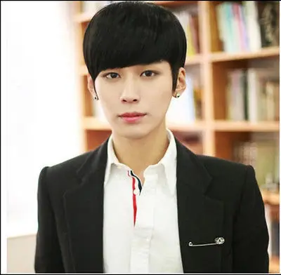 Boys Handsome Men S Short Straight Wig Black Fashion Korean Style
