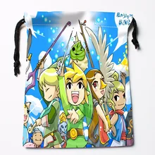 Fl-Q127 Новая легенда о Зельде и 9 пользовательских печатных получить мешок степень сжатия сумки drawstring сумки размер 18X22 см 711-# Fl127