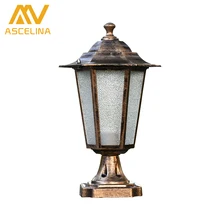 ASCELINA ретро открытый светильник ing настенные лампы led водонепроницаемый черный открытый светильник ing светильники клеймо светильник s крыльцо Светильник E27 85-260 В