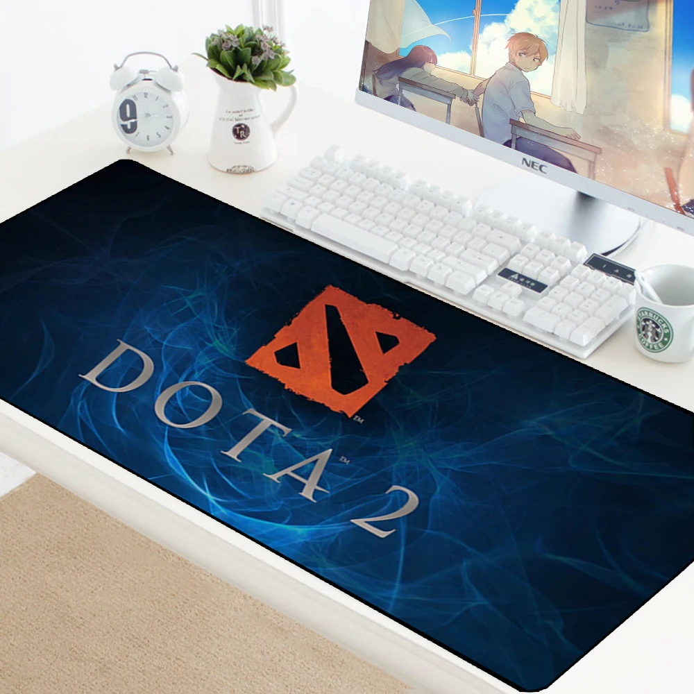 Игровой коврик для мыши DOTA 2 с логотипом DOTA XL, большой коврик для мыши, резиновая накладка для ноутбука DOTA2, компьютерная игровая клавиатура, коврик для мыши