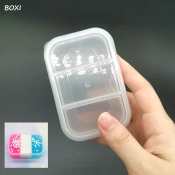 

Boxi 150ml For Slime Mini Organizer Transparent Storage Box Plastic Small Boxes Organizer Easy Carry Craft Storage Container