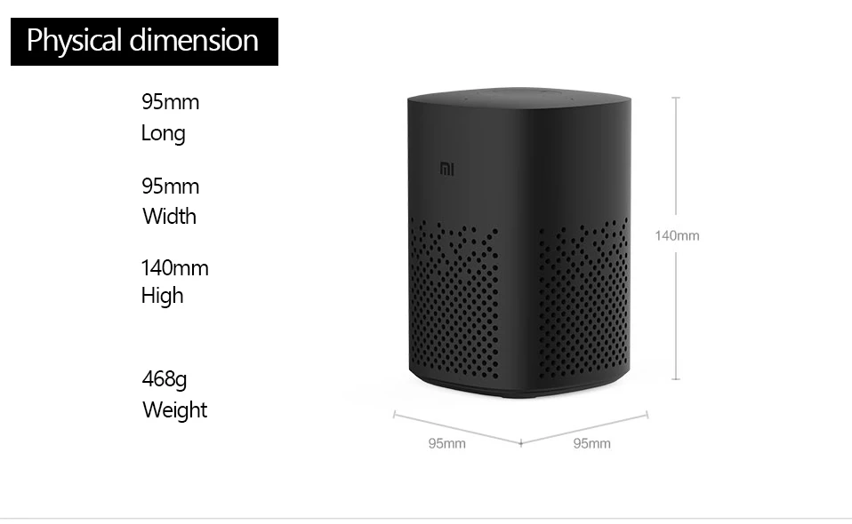 Xiaomi Xiaoai Bluetooth динамик универсальный пульт дистанционного управления версия AI Bluetooth 4,1 Голосовое управление 2,4 ГГц музыкальный плейер с интерфейсом usb динамик