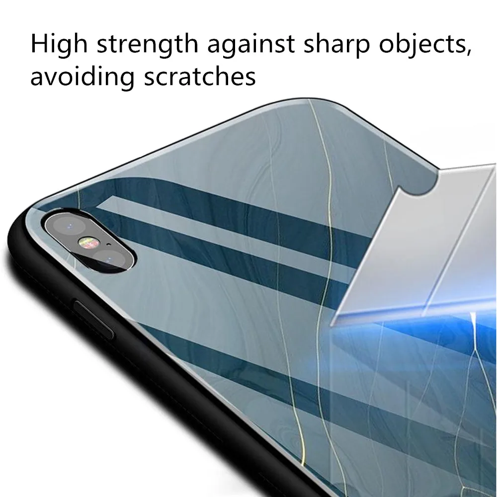 ins iphone玻璃手机壳 6