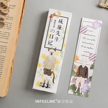 Infeel. me poem дневник бумажная карта Закладка memo Card 1 лот = 1 упаковка = 30 шт