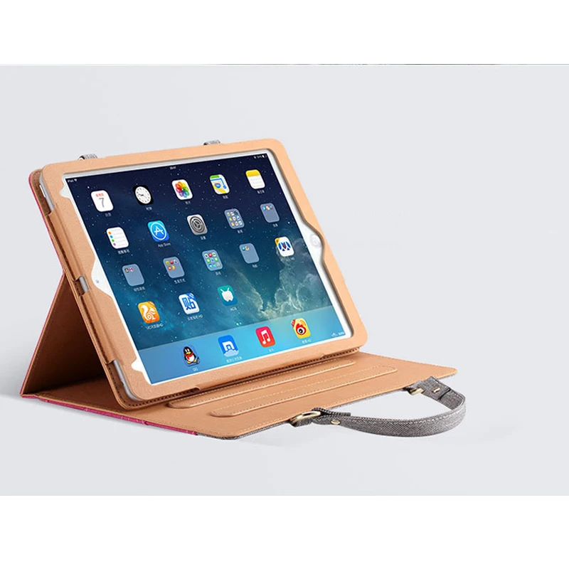 LoliHippo лоскутный нейлоновый чехол для планшета с цепочка ручки Apple 2017 2018 iPad 9 7 &quot10